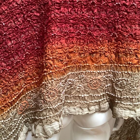 Crinkle Scarf Neutral Colors - Picture 3 of 6